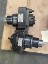Lot of 2: Doosan Live Mill Tooling for 400 Series. See photo.