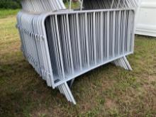 (40) Crowd Control Fencing Panels