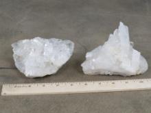 2 Beautiful Quartz Crystal Clusters (ONE$) ROCKS&MINERALS