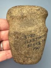 3 3/4" FINE Miniature Full Grooved Axe, Found in Fleetwood, Berks Co., PA, Old Catalog # 3780