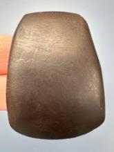 Nearly Perfect 1 13/16" Hematite Miniature Celt, Found in Missouri, Ex: Walt Podpora Collection