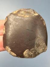 1 7/8" Hematite Celt, Ancient Reworking Noted, Found in Missouri, Ex: Walt Podpora Collection
