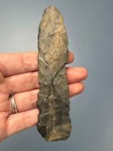 4 7/8" Well-Flaked Blade, Found in Ohio, Collectors Mark Noted, Ex: Vandegrift Collection