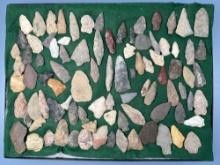 75+ Various Arrowheads, Points, Most Found in Gloucester County, New Jersey