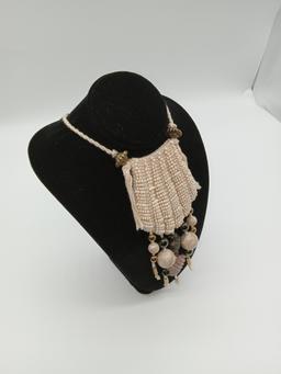 Beaded Coin Purse Necklace