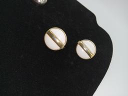 3 Pair 1960's-70's Earrings