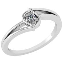 CERTIFIED 0.9 CTW J/SI1 ROUND (LAB GROWN Certified DIAMOND SOLITAIRE RING ) IN 14K YELLOW GOLD
