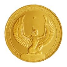 1oz Kinesis Egyptian Goddess Gold Round 2022