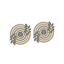 5.60 Ctw VS/SI1 Diamond 14K Yellow Gold Stud Earrings ALL DIAMOND ARE LAB GROWN