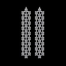 3.91 CtwVS/SI1 Diamond 14K White Gold Earrings (ALL DIAMOND ARE LAB GROWN)