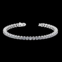 1.05 CtwVS/SI1 Diamond 14K White Gold Bracelet (ALL DIAMOND ARE LAB GROWN)