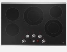 GE 36in. Radiant Electric Cooktop in Stainless Steel with 5 Elements