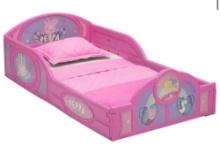 Delta Children Peppa Pig Plastic Sleep and Play Toddler Bed