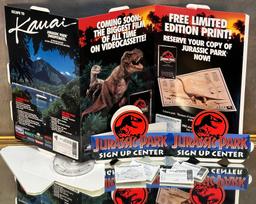 Jurasic Park Movie Advertising Displays