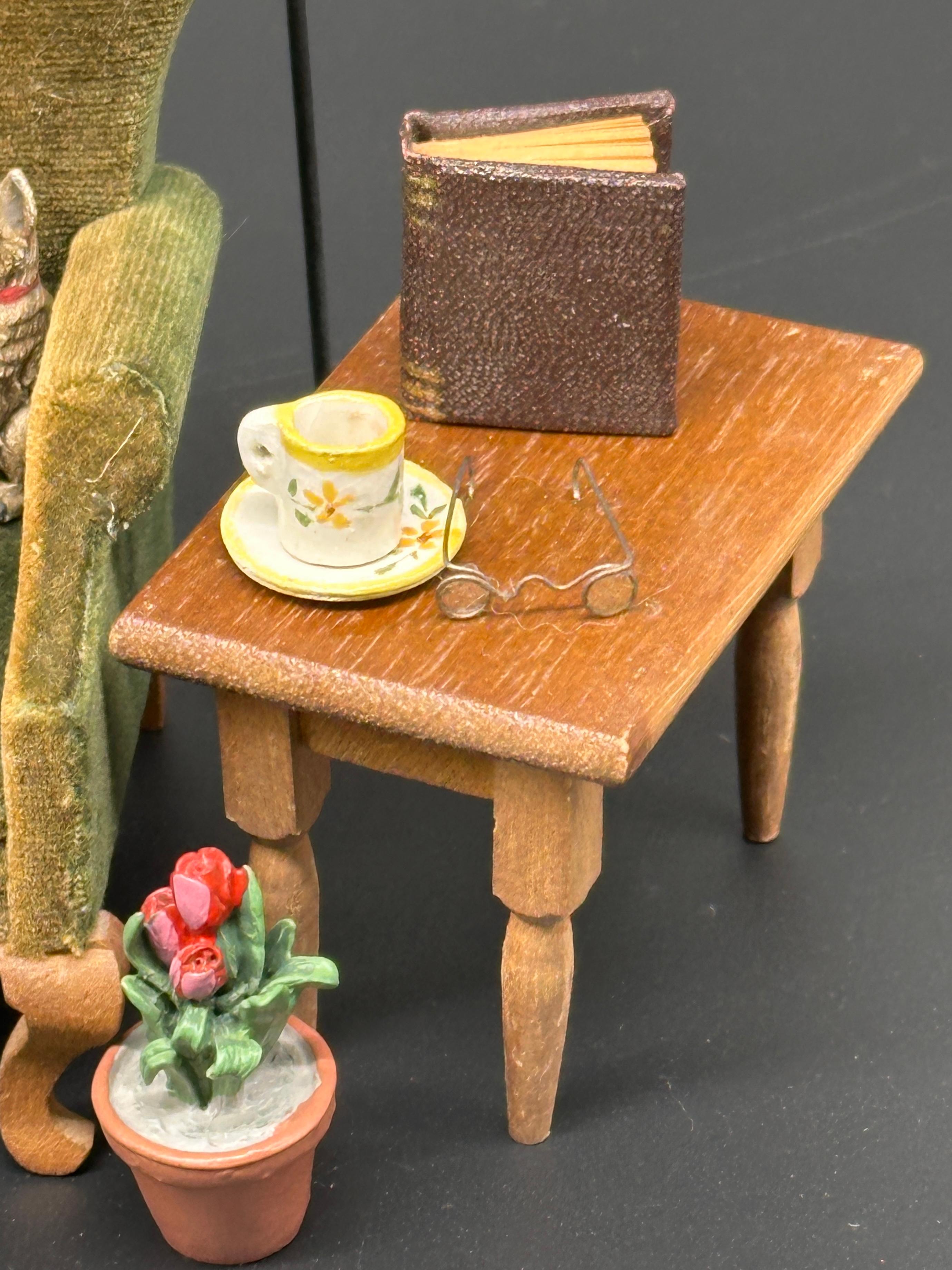 Collection of Vintage Doll House Furniture and Accessories