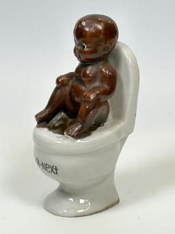 Black Americana Baby on Toilet (Japan)
