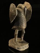 Primitive Carved Wood Falcon Figure