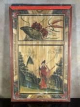 Asian Hand Painted Pannel