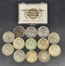 Collection of John F Kennedy Half Dollars