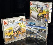 Construction Vehicles & Airplane Building Sets