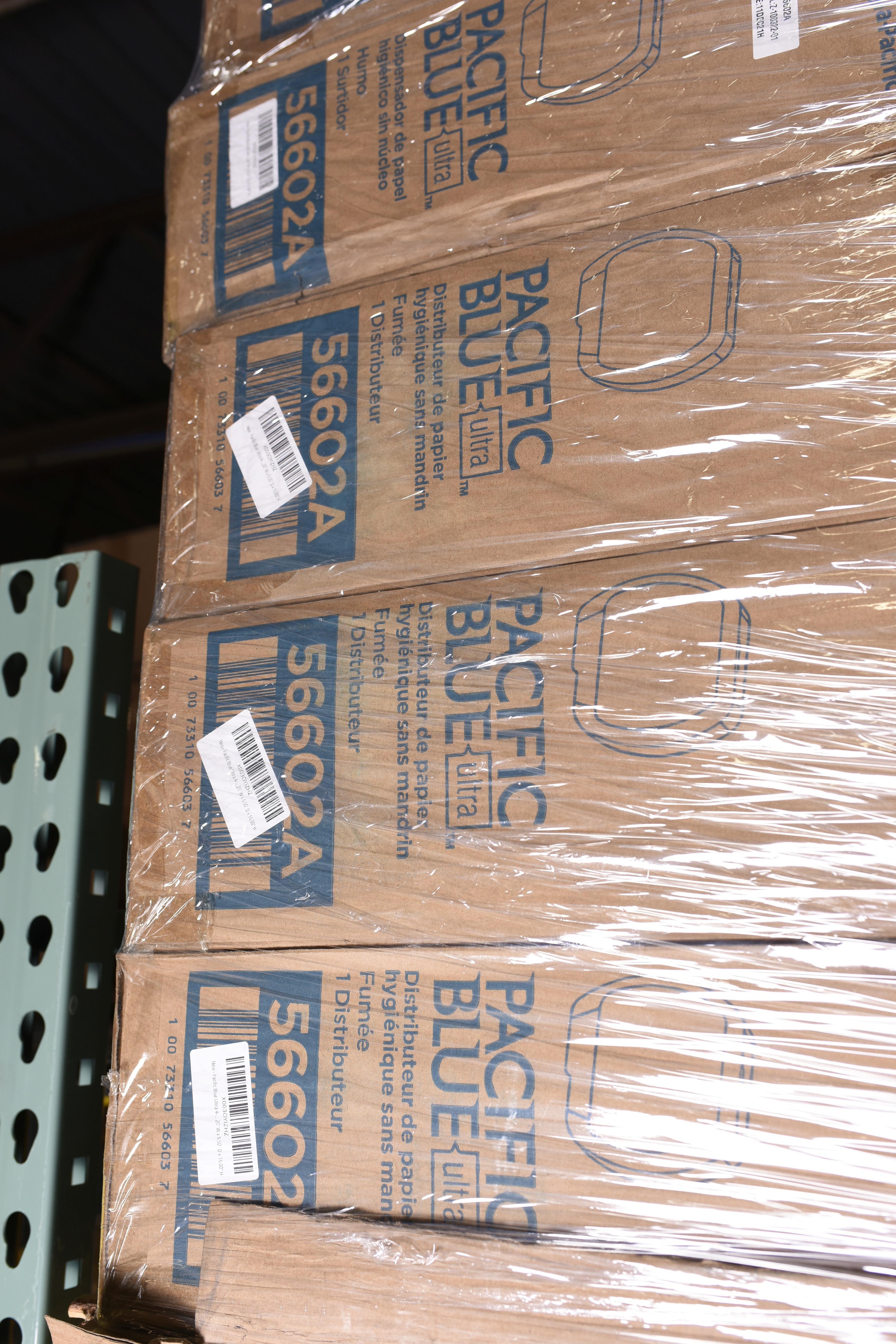 Pallet of Georgia Pacific Toilet Paper Dispensers