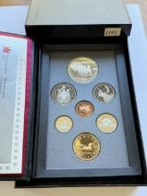 1992 SILVER PROOF SET IN COINS ROYAL CANANDIAN MINT