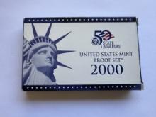 2000 UNITED STATED MINT PROOF  SET COINS