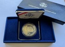 1987 PROOF UNITED STATES CONSTITUTION SILVER DOLLAR COIN - IN BOX