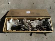 Large military box filled with magazines and other gun accessories
