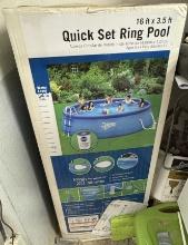 Quick set ring pool 16ft x 3.5ft in box