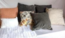 Assorted Pillows & Floor Mat
