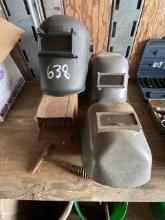 3 Welding Helmets and Rods