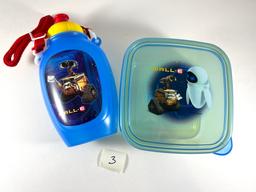 Wall-e lunch container and travel cup