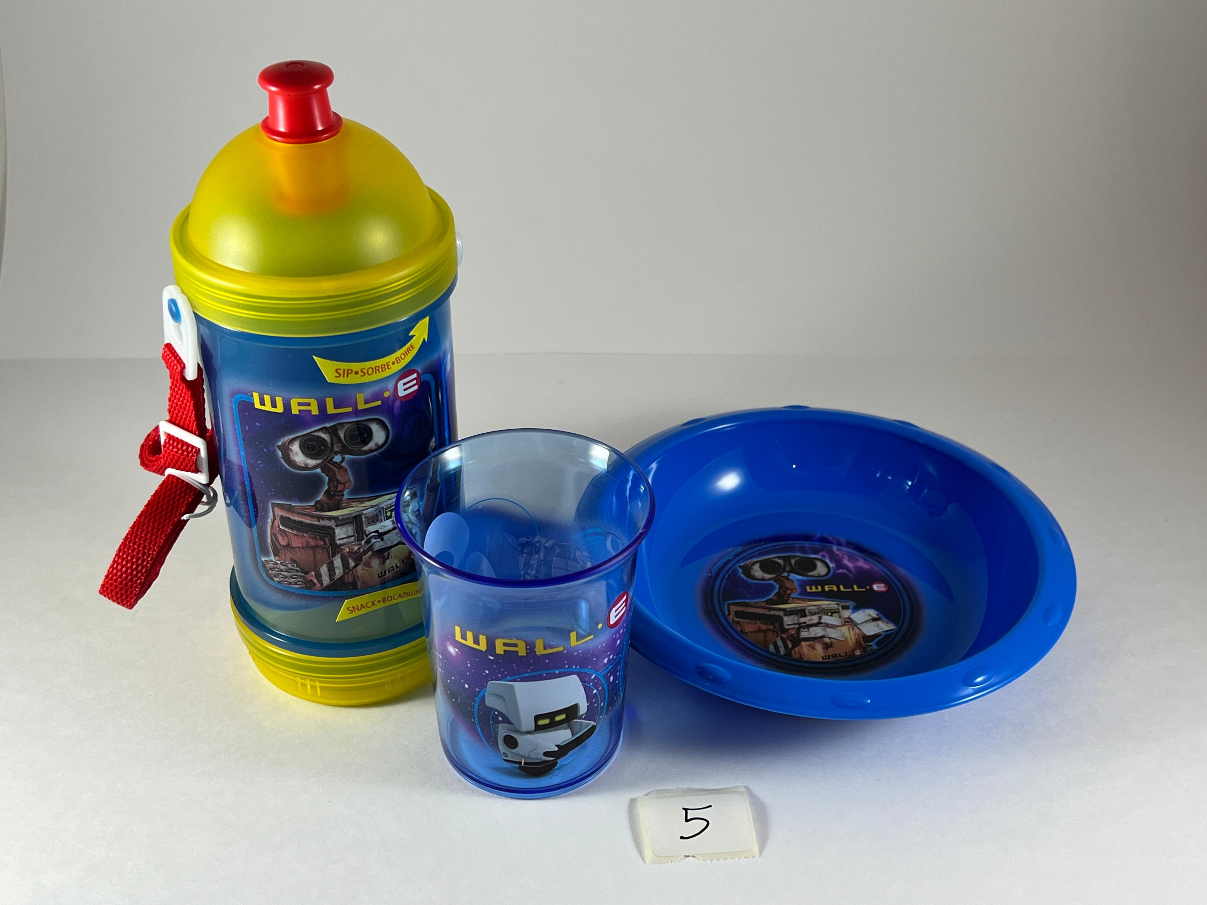 Wall-E plate and cups