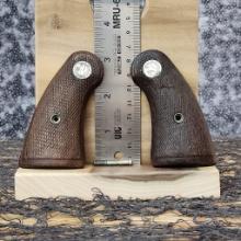 COLT REVOLVER WOOD GRIPS