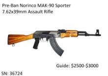 Pre-Ban Norinco MAK-90 7.62x39mm Sporter Rifle
