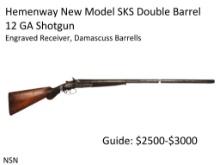 Hemenway New Model SKS Double Barrel 12 GA Shotgun