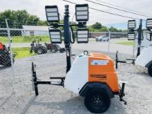 UNUSED GENERAC MLT6SMDS Mobile Diesel Vertical Light Tower