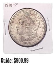 1878-CC Morgan Silver Dollar VERY FINE