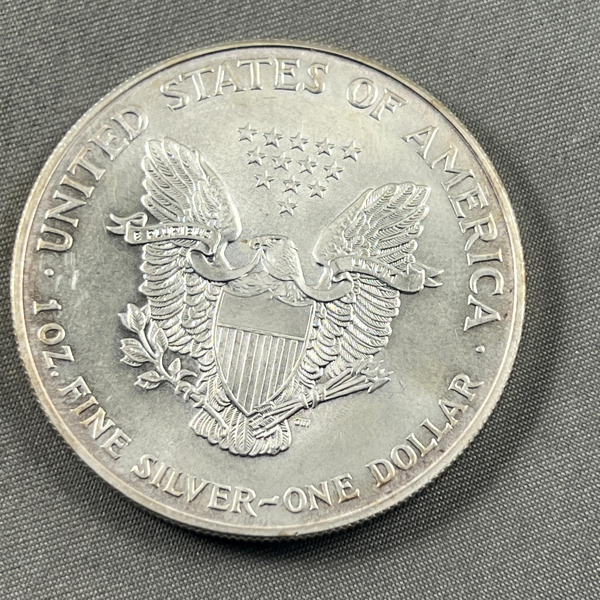 2000 US Silver Eagle, .999 Silver UNC