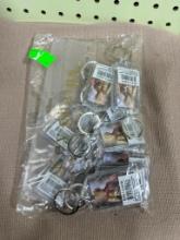 Large lot of Trump Keychains