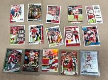 Patrick Mahomes 15 card lot Chiefs football NFL