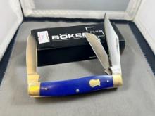Boker Plus 2 Blade folding pocket knife unused w/ original box