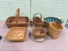 LOCAL PICKUP ONLY- 6- Baskets, 4 are Longaberger