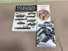 2- Revolver Books and Weapons of the World book