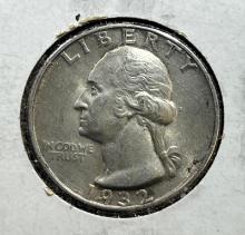 1932 US Washington Quarter, 90% silver