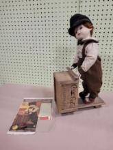 Franklin Heirloom Doll Coca Cola Limited Edition doll, always kept in glass display, no box