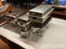 4 Stainless Chafers