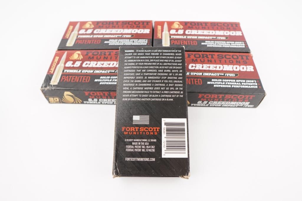 Fort Scott Munitions  100 Rounds 6.5 Creedmoor