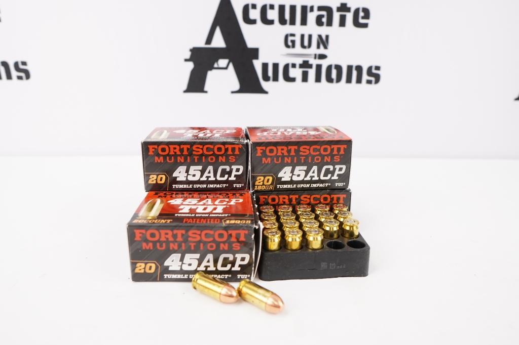 Fort Scott Munitions   100 Rounds 45 ACP